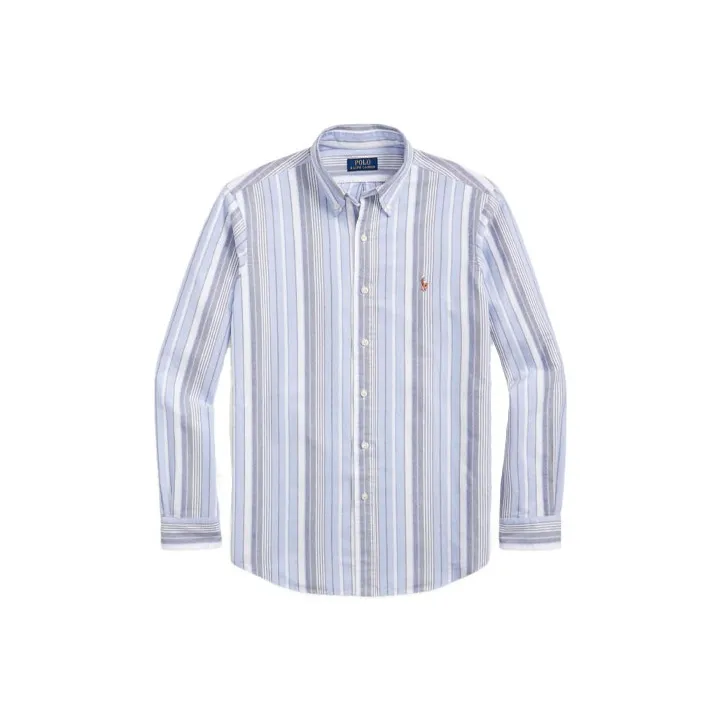 Polo Ralph Lauren Рубашка Мужская Светло-Синяя