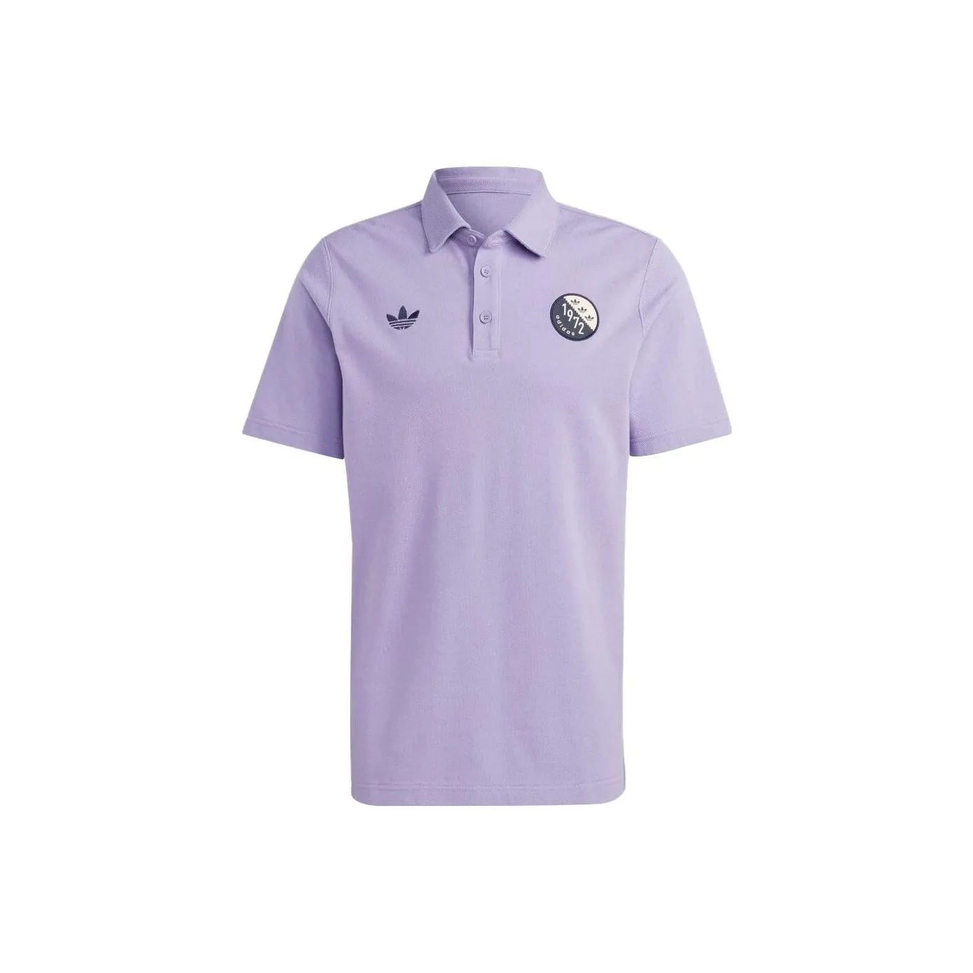 Adidas Originals BLOKEPOP Polo Shirt Men's Magic Lilac