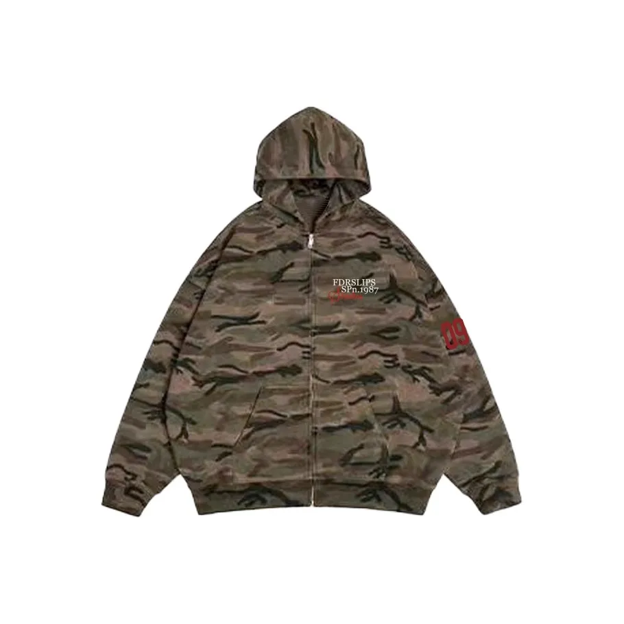 FDR Sweatshirt Jacket Unisex Camouflage