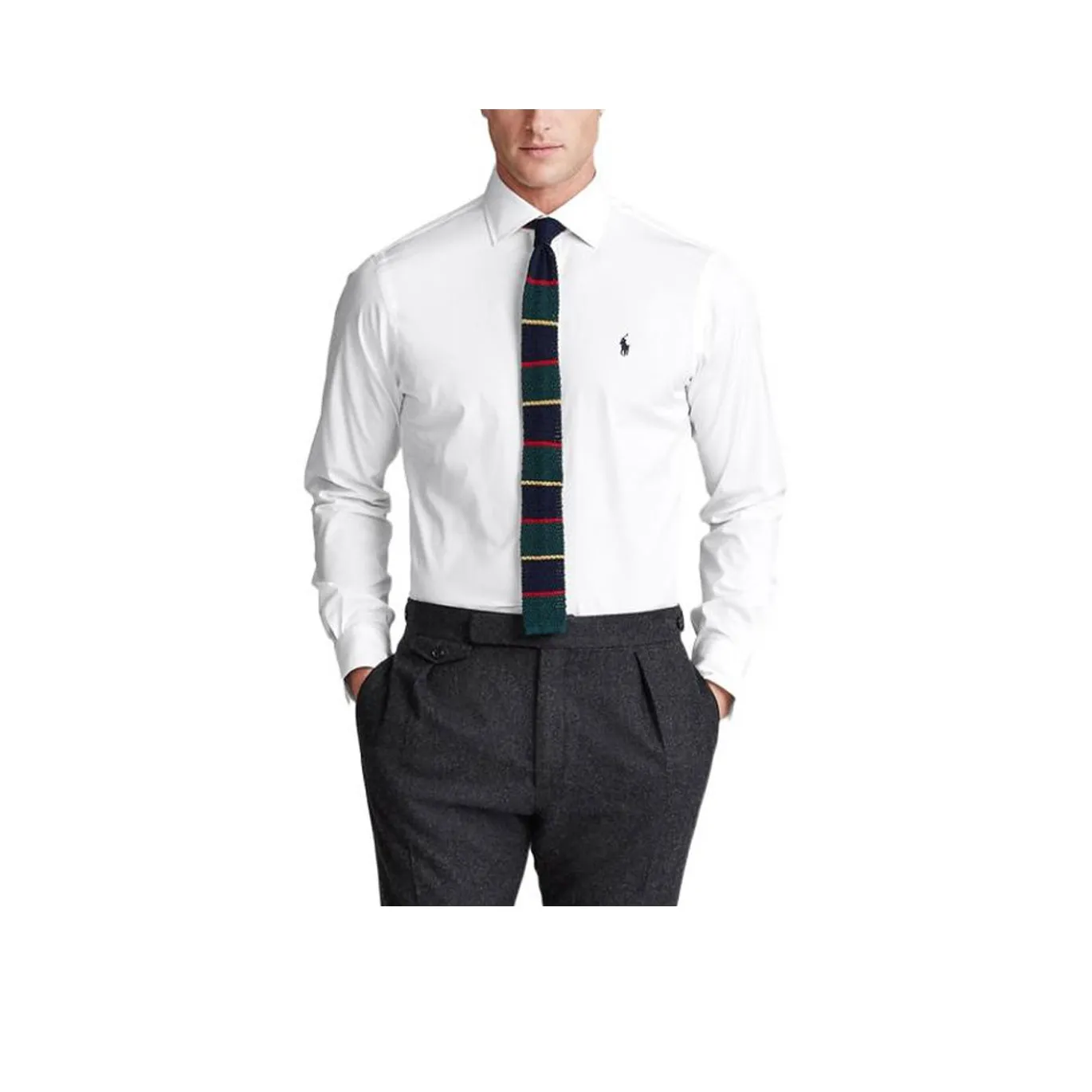 Polo Ralph Lauren SS22 Рубашка Мужская Белая