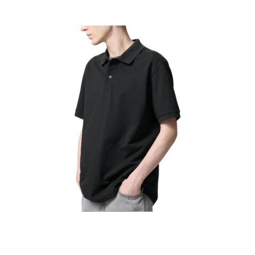 UNIQLO Черное унисекс-поло