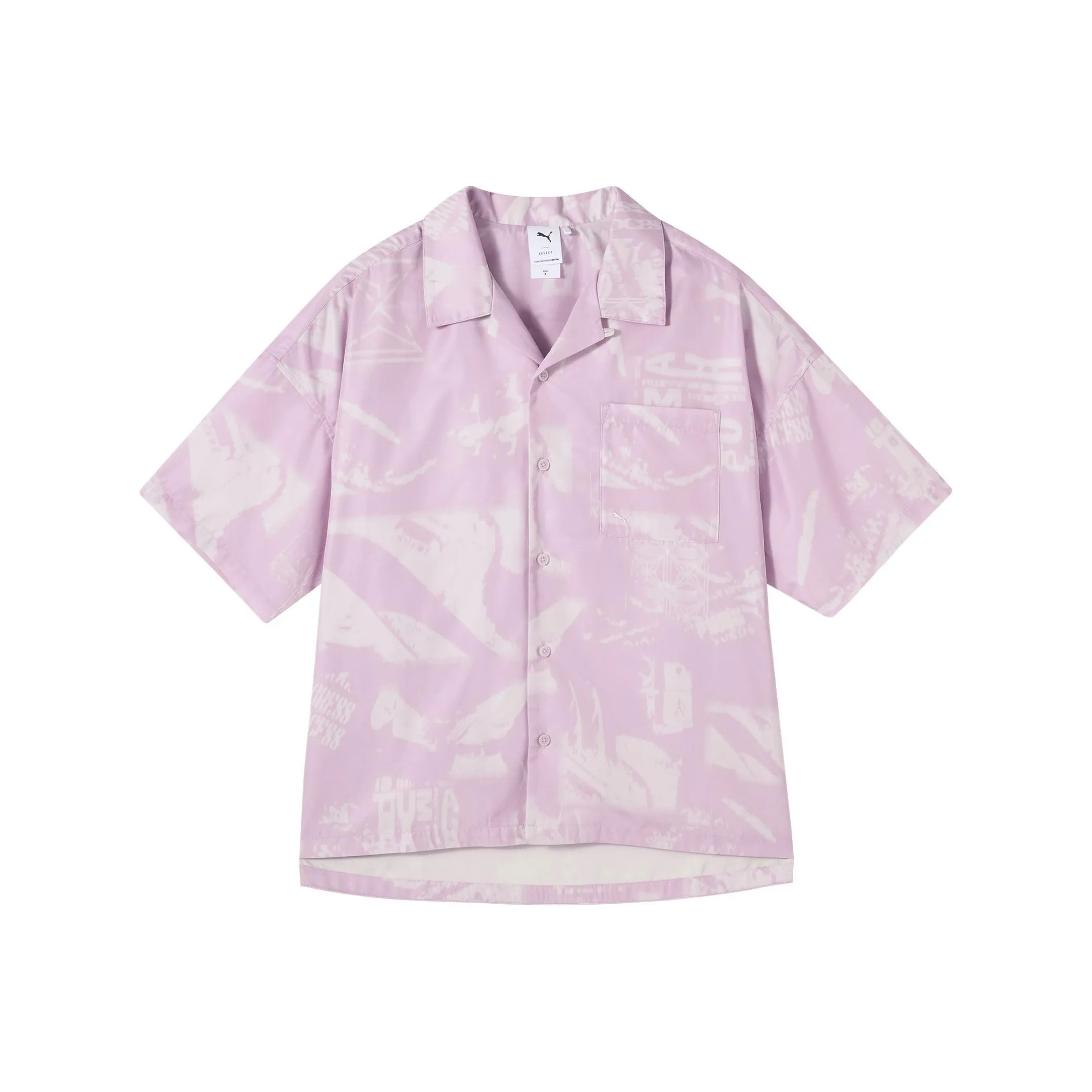 PUMA D AOPSHORTSLEEVE Рубашка Унисекс Light Purple