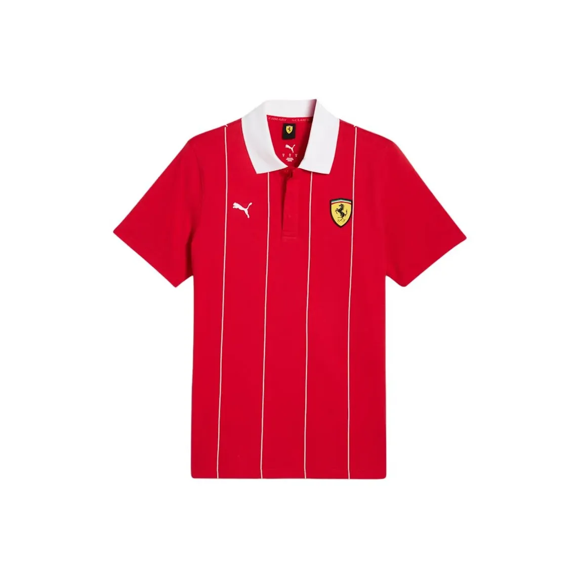 PUMA x Scuderia Ferrari Premium SS25 Race Polo Shirt Men's Loso Kosa