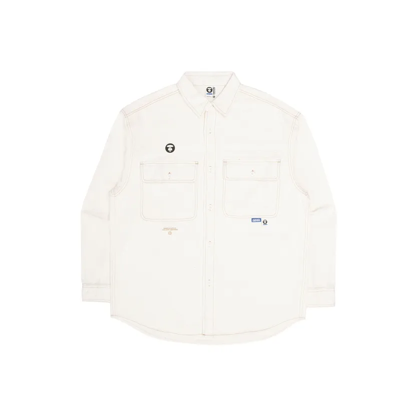 Aape Белая IVX Мужская Рубашка