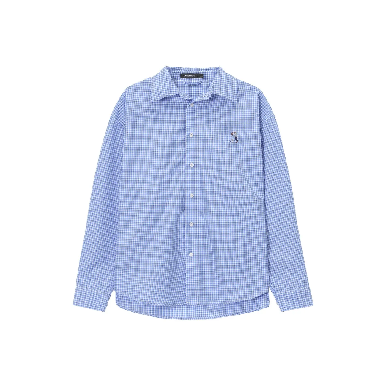 UNVESNO Синий, белый, черный, полосы, унисекс, рубашки