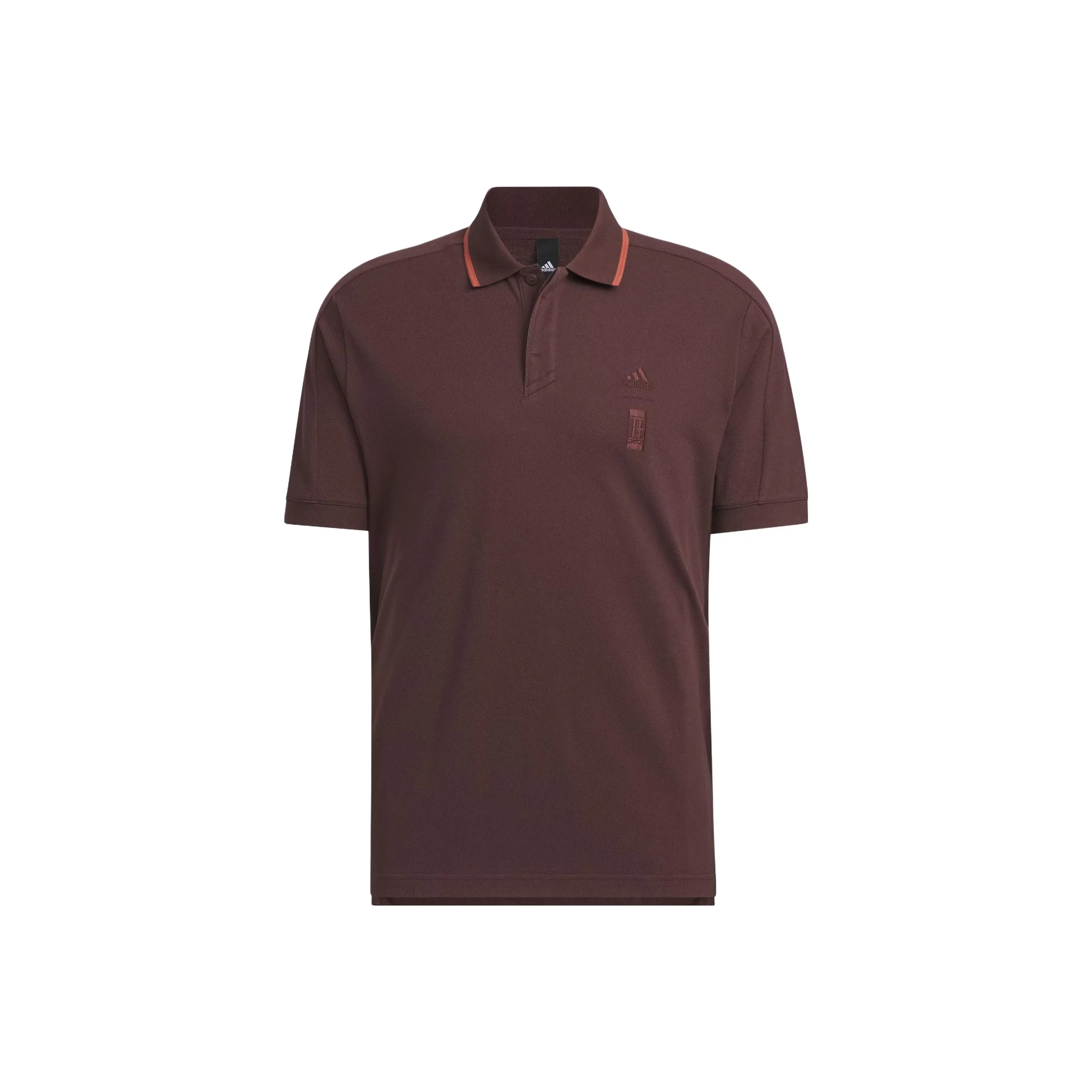 Adidas Polo Shirts Men's Dark Gray Brown