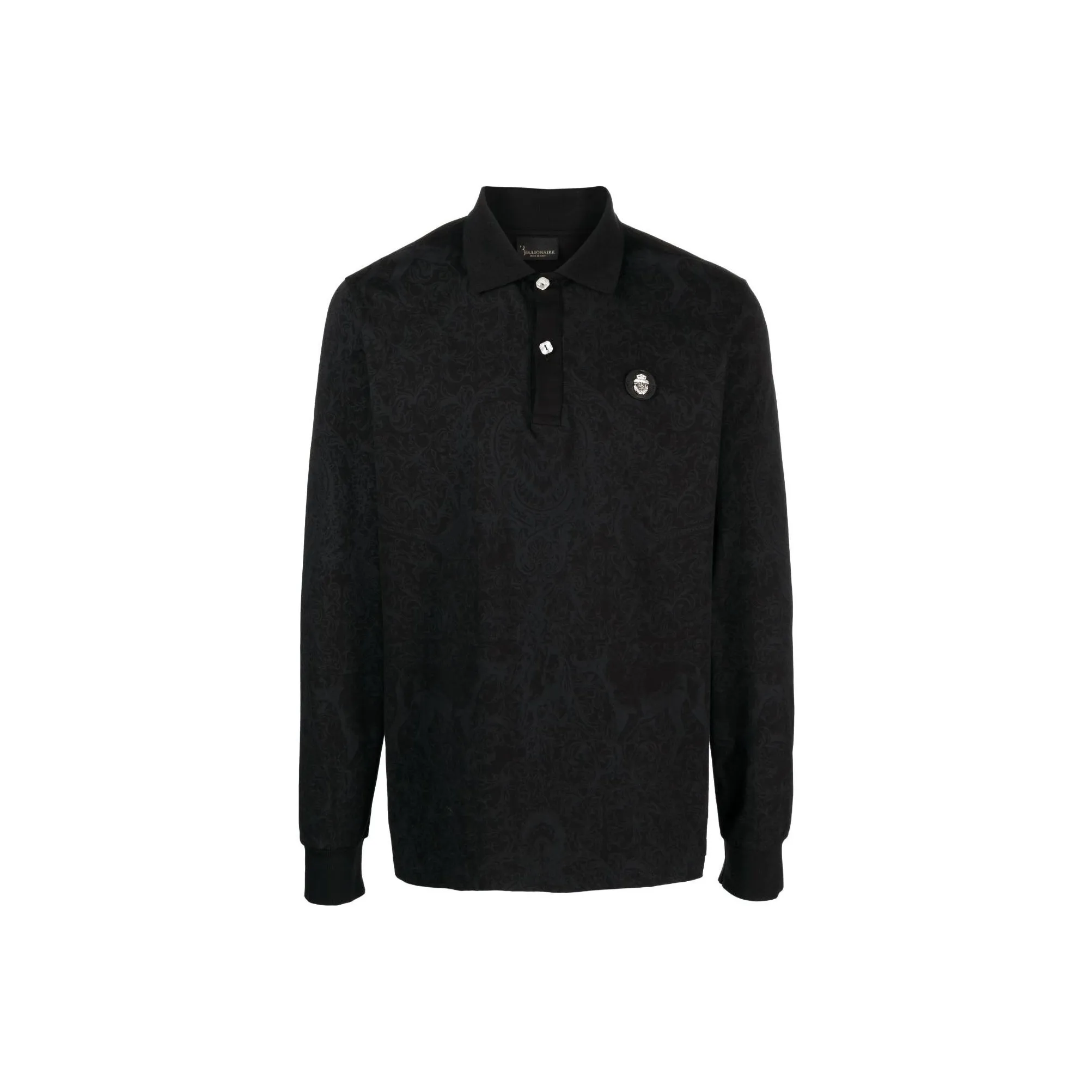 Billionaire Piquet Long sleeved Polo Shirt