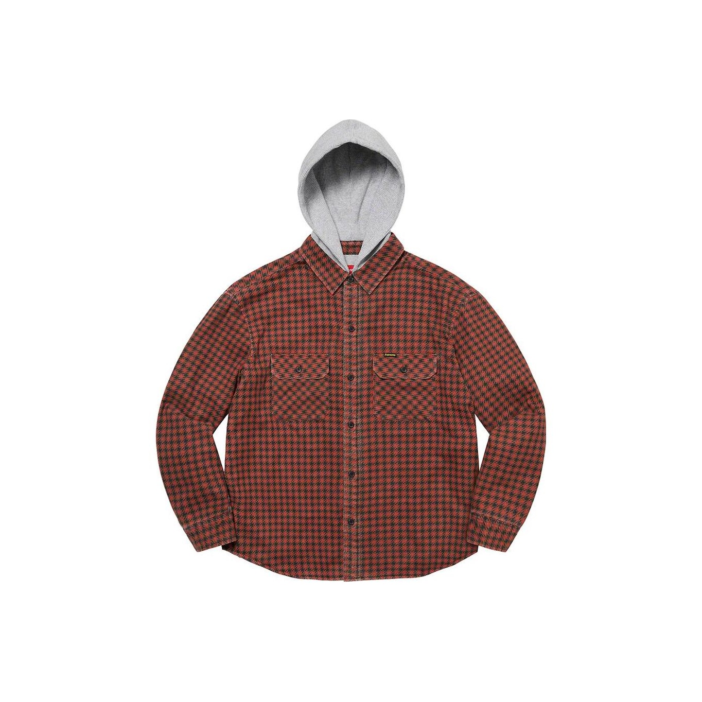 トップス Supreme Houndstooth Plaid Flannel Shirt Supreme Houndstooth Plaid Flannel Shirt (FW23) - $138