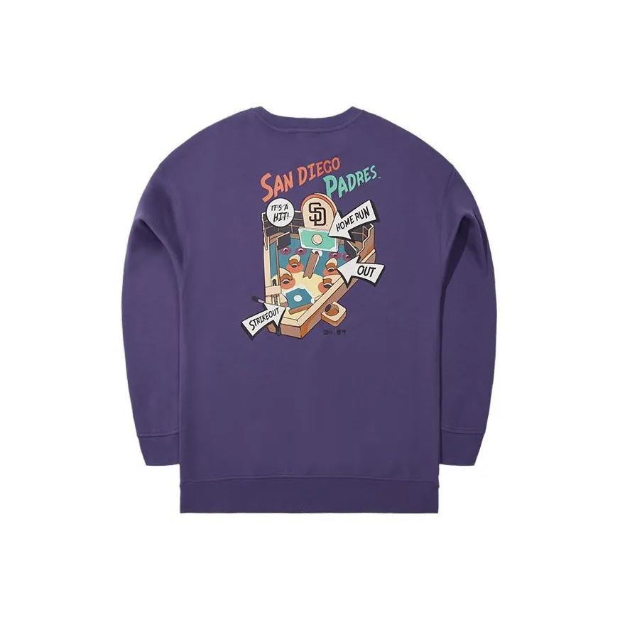 New Era x MLB Base Logo Свитшот Унисекс Фиолетовый