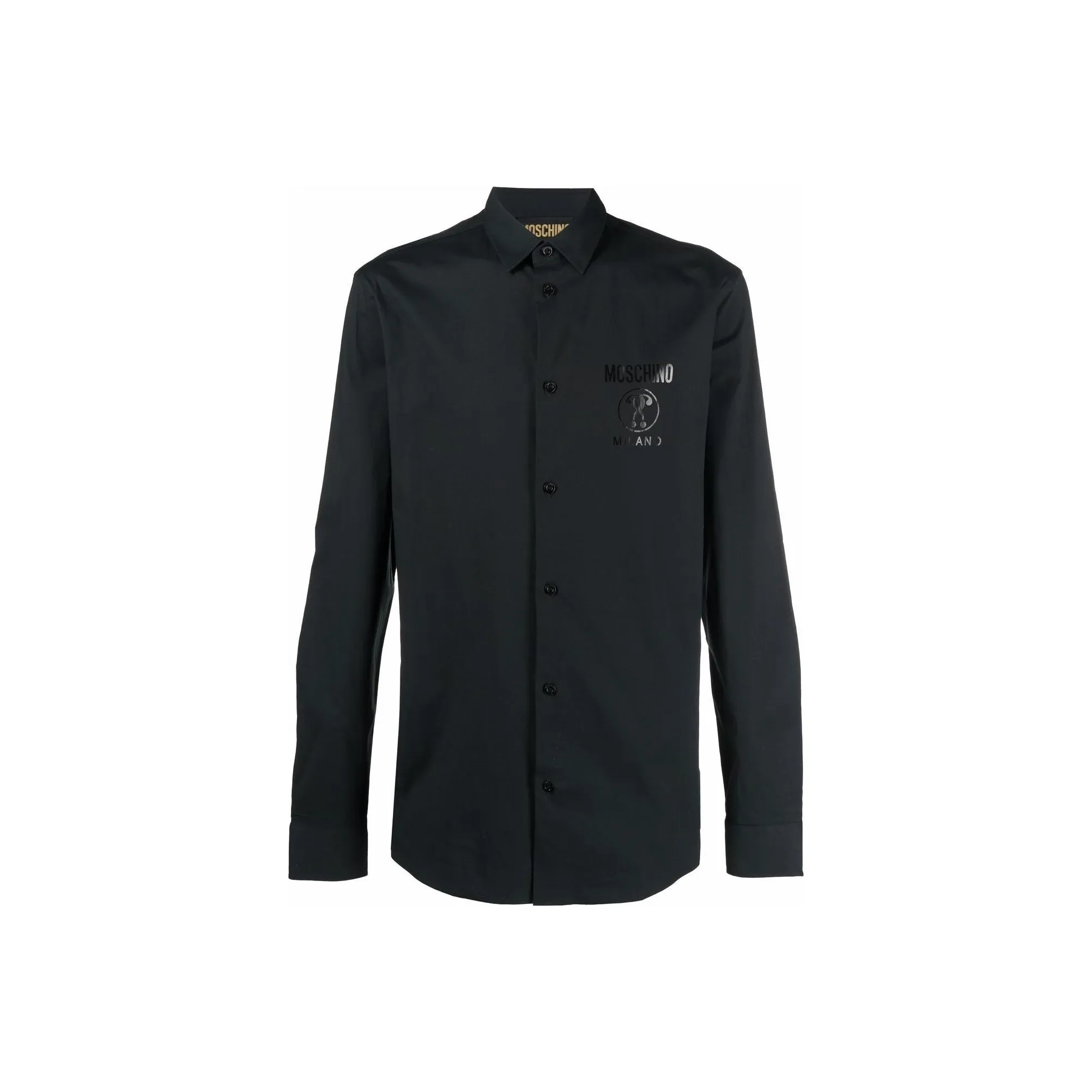 MOSCHINO Мужские черные рубашки