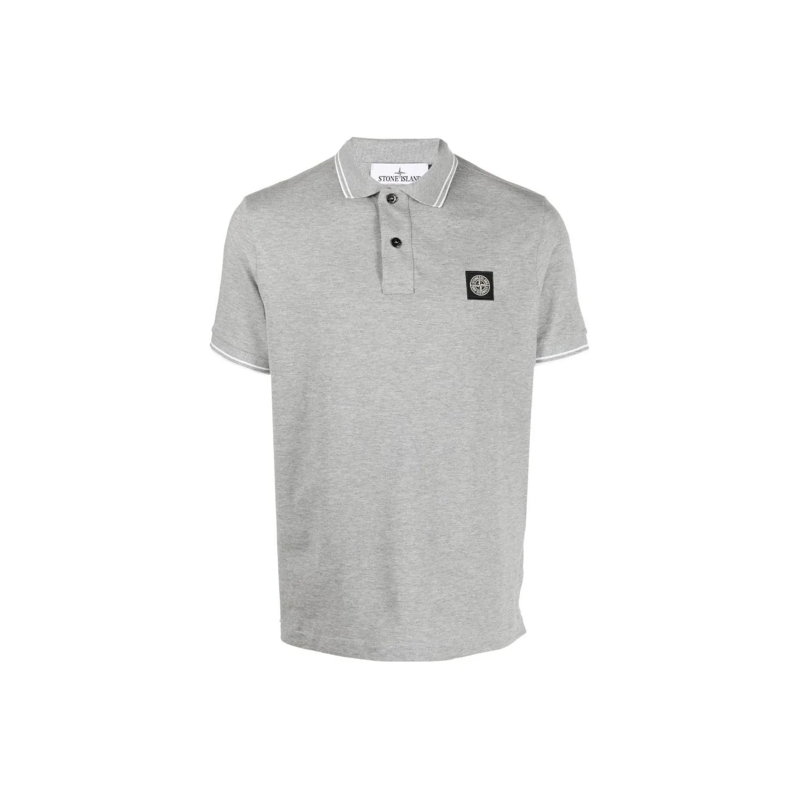 STONE ISLAND SS23 Поло Мужское Серое