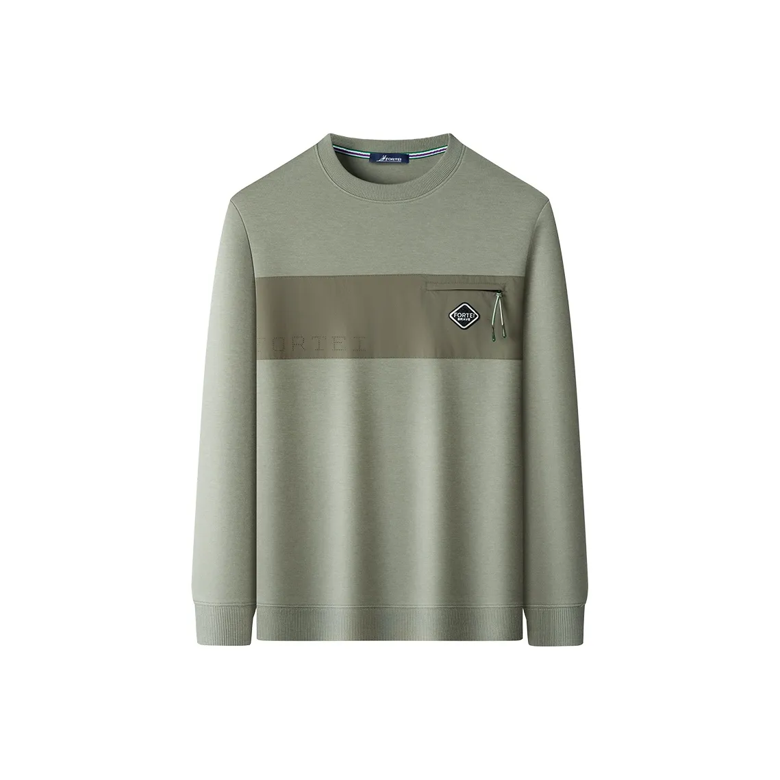 FORTEI Толстовка Мужская Нефритово-Зеленая