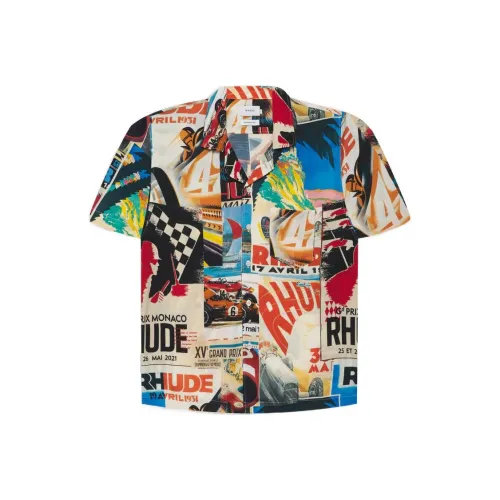 Rhude Многоцветные Мужские Рубашки