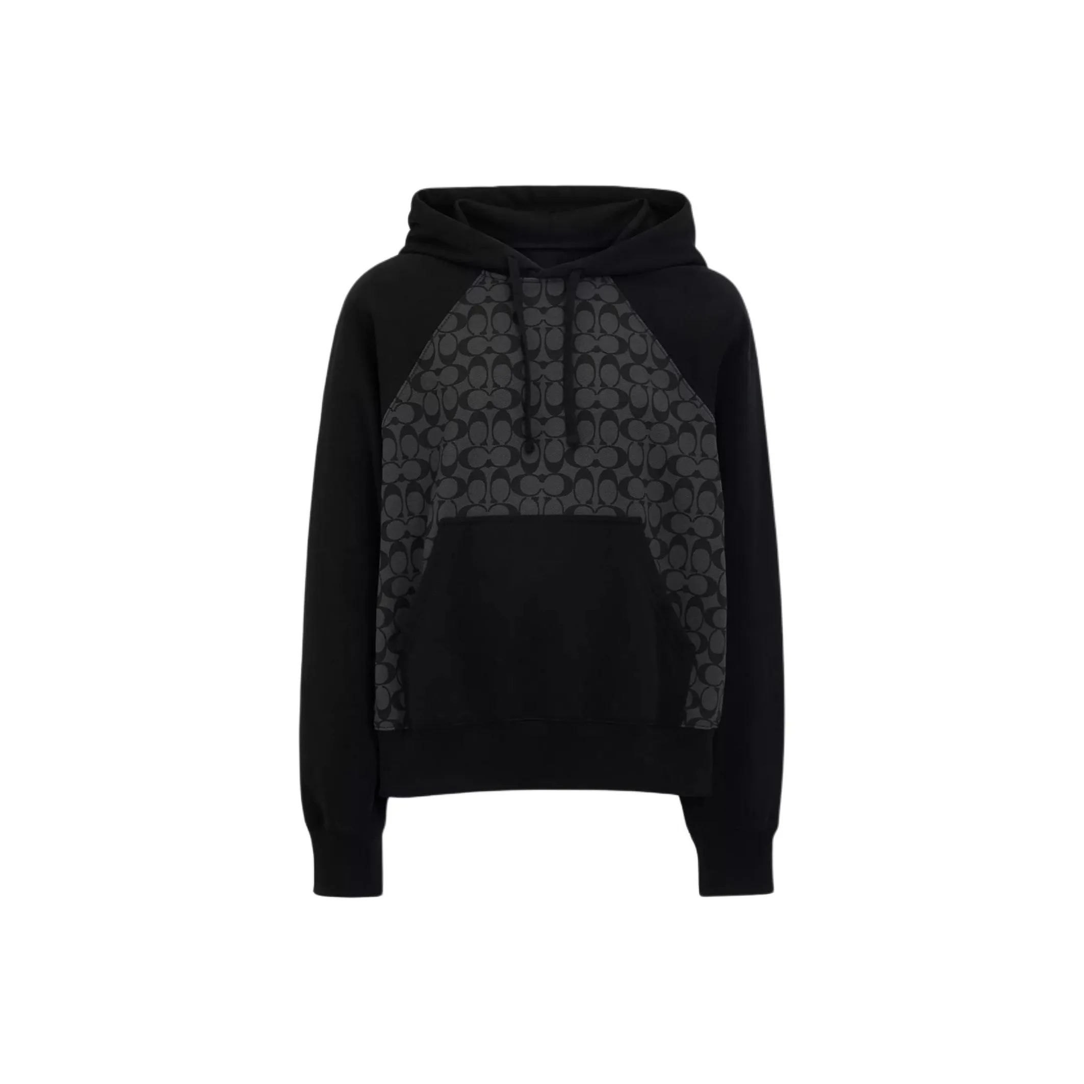 COACH Signature Hoodie Sweatshirt Men's Black