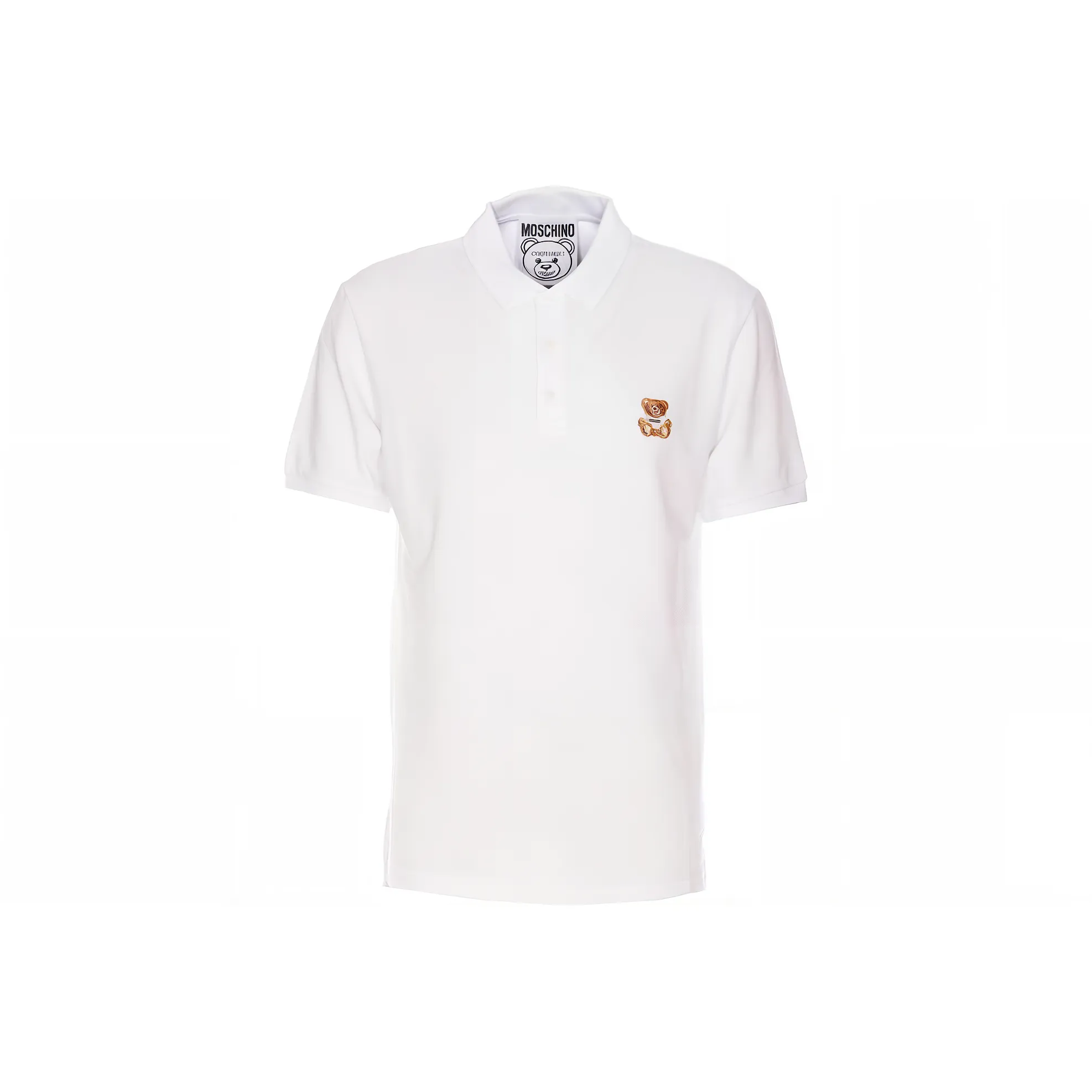 MOSCHINO Teddy Bear Patch Polo Shirt