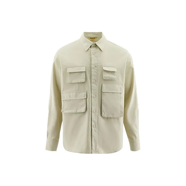 Кошка Светлый хаки Унисекс Рубашки