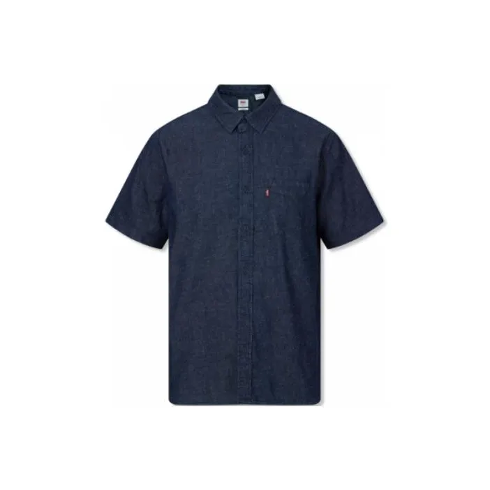 Levis Blue Men's Shirts Левис Синие Мужские Рубашки