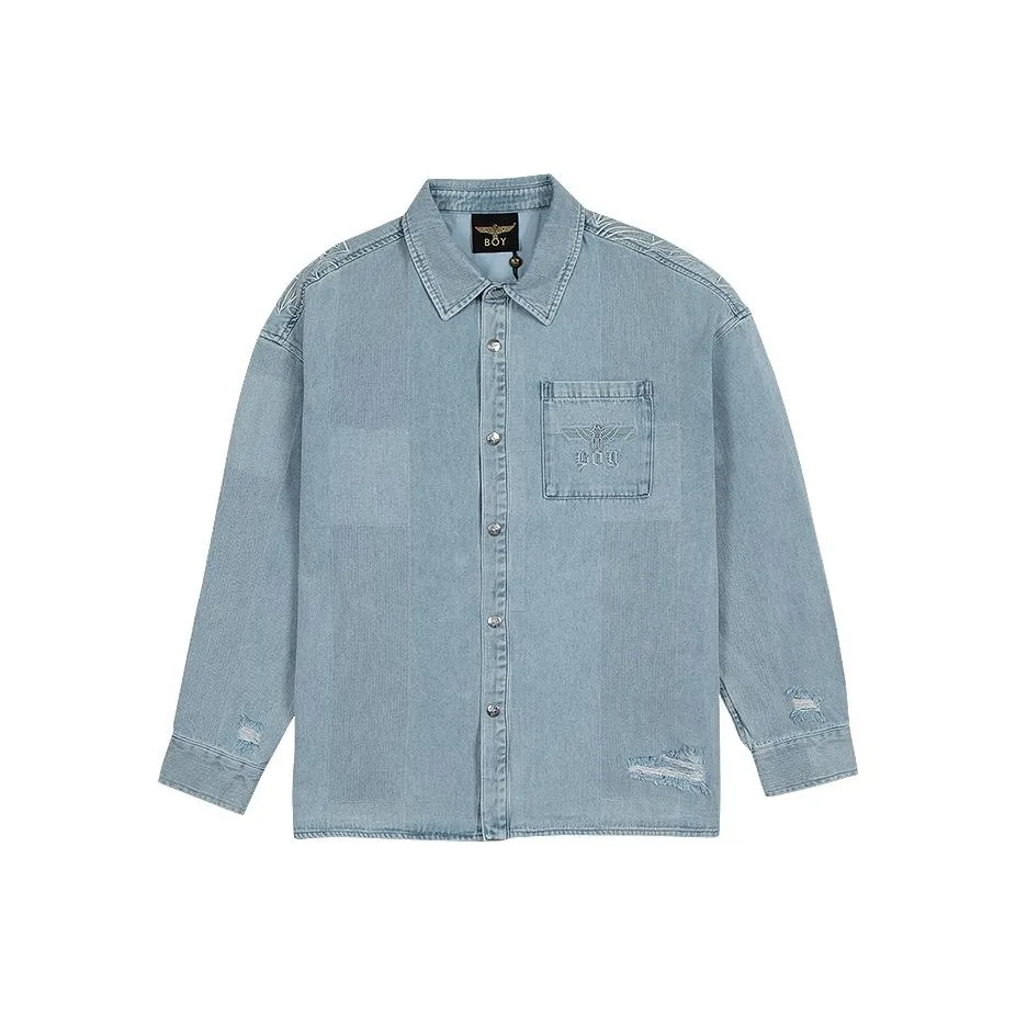 BOY LONDON Мужские Синие Рубашки