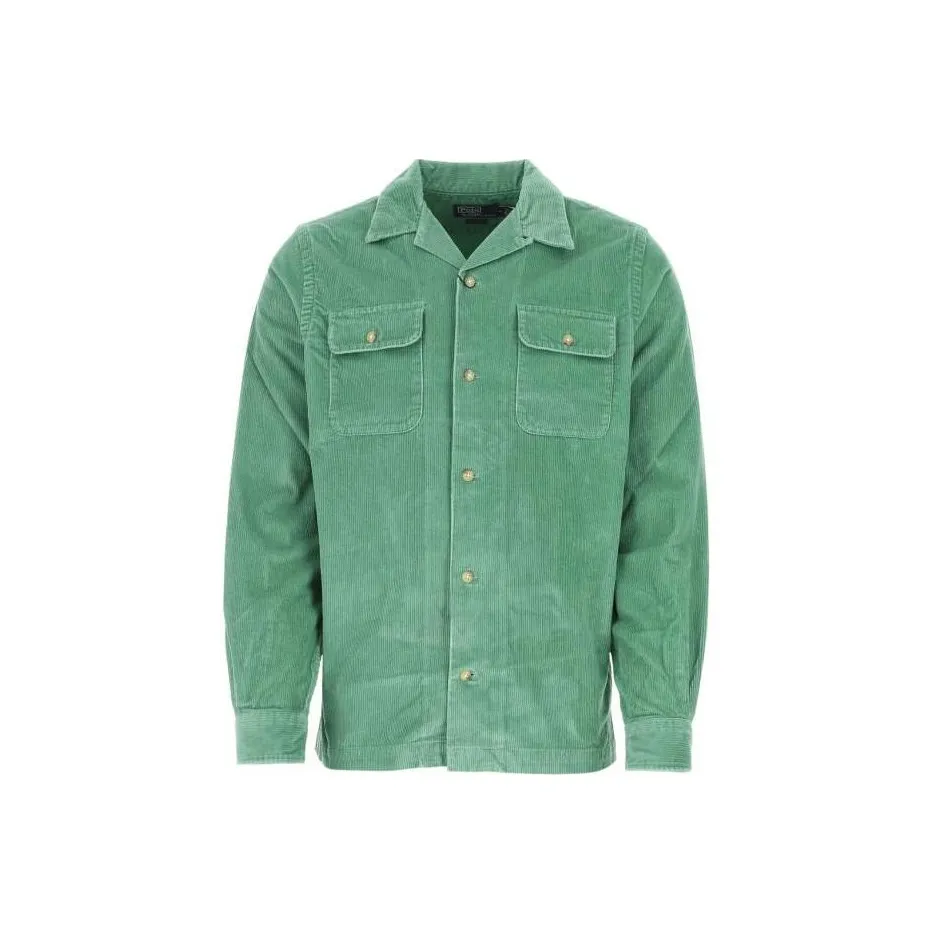 Polo Ralph Lauren FW22 Рубашка Мужская Зеленая