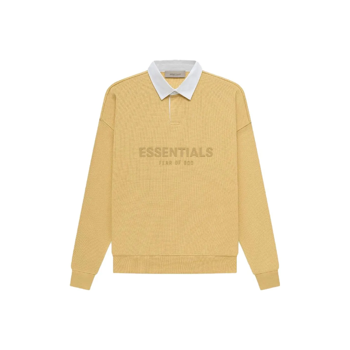 Fear Of God Essentials SS23 Polo Shirt Men's Light Yellow
