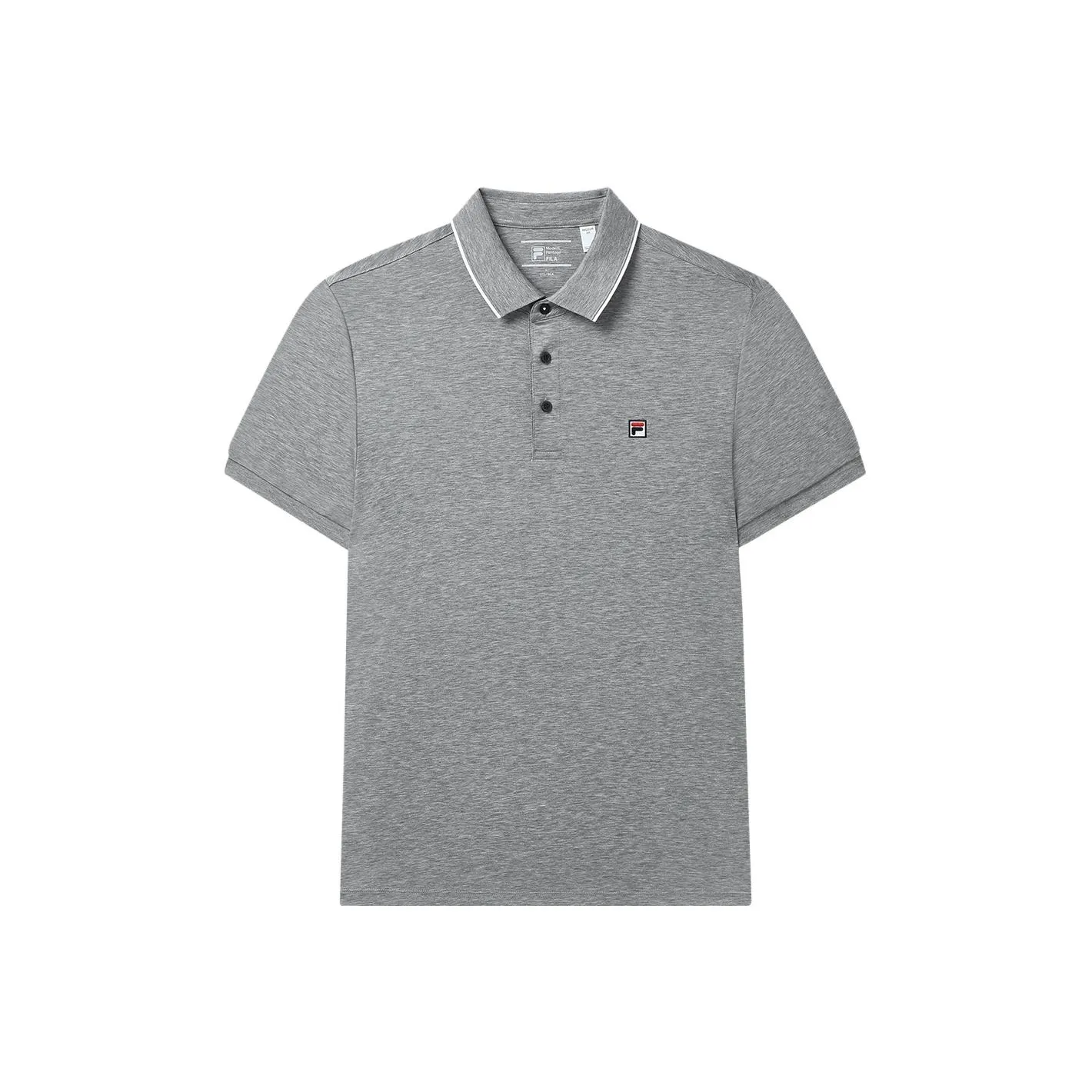 FILA Polo Shirt Men's Light Black Gray