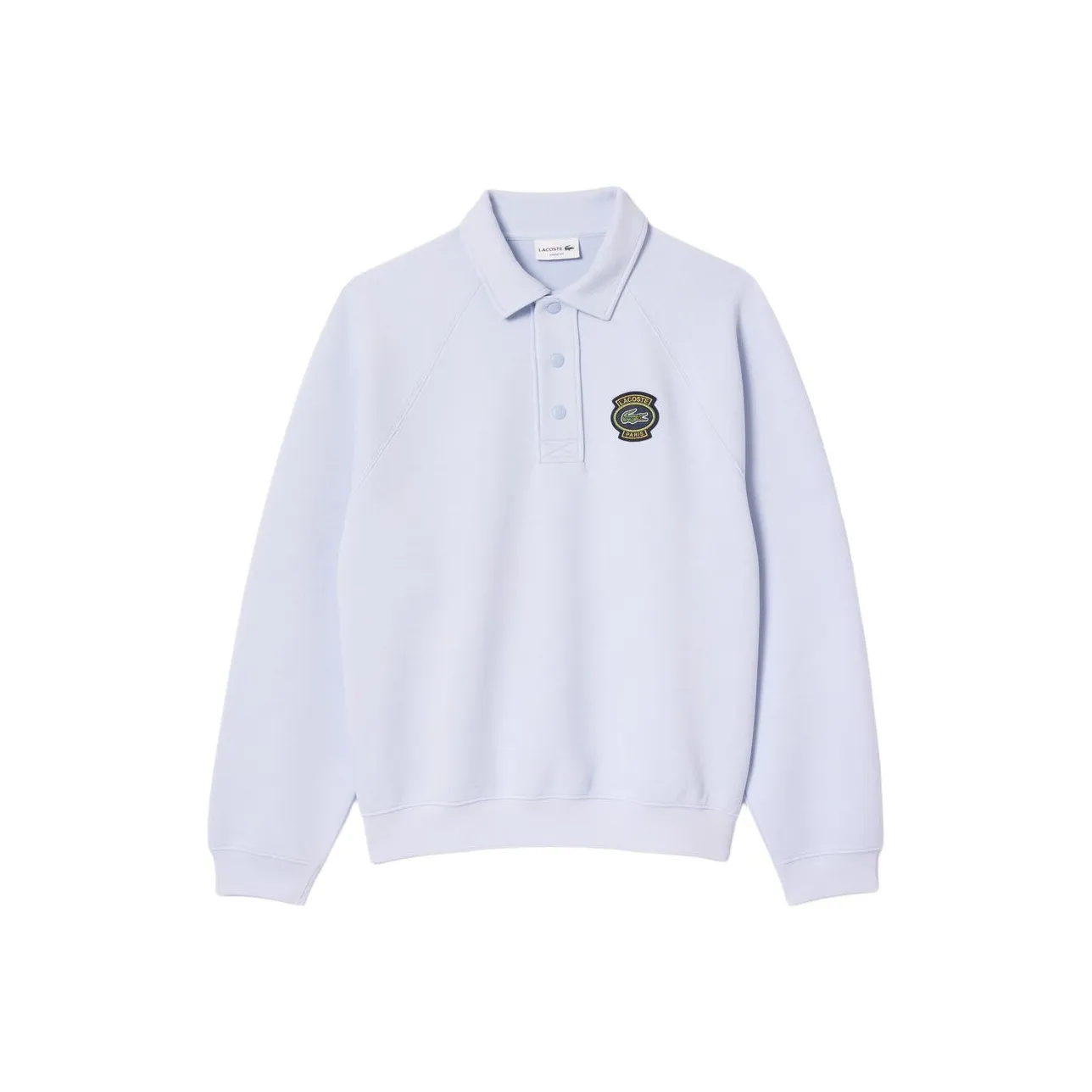 LACOSTE Logo appliqué Polo collar Sweatshirt