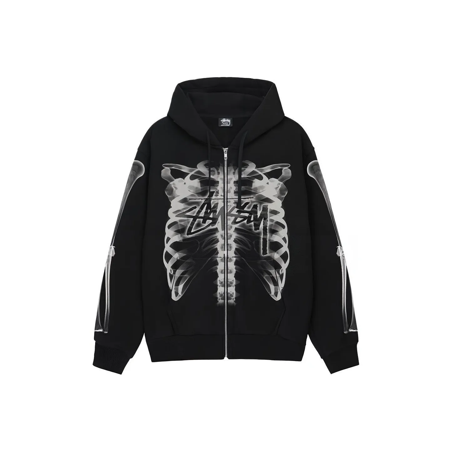 Stussy Rib Cage Zip Hoodie