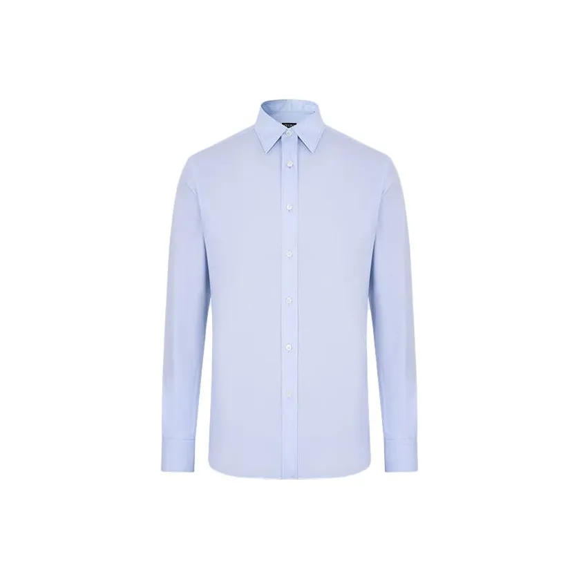 Zzegna Мужские Синие Рубашки