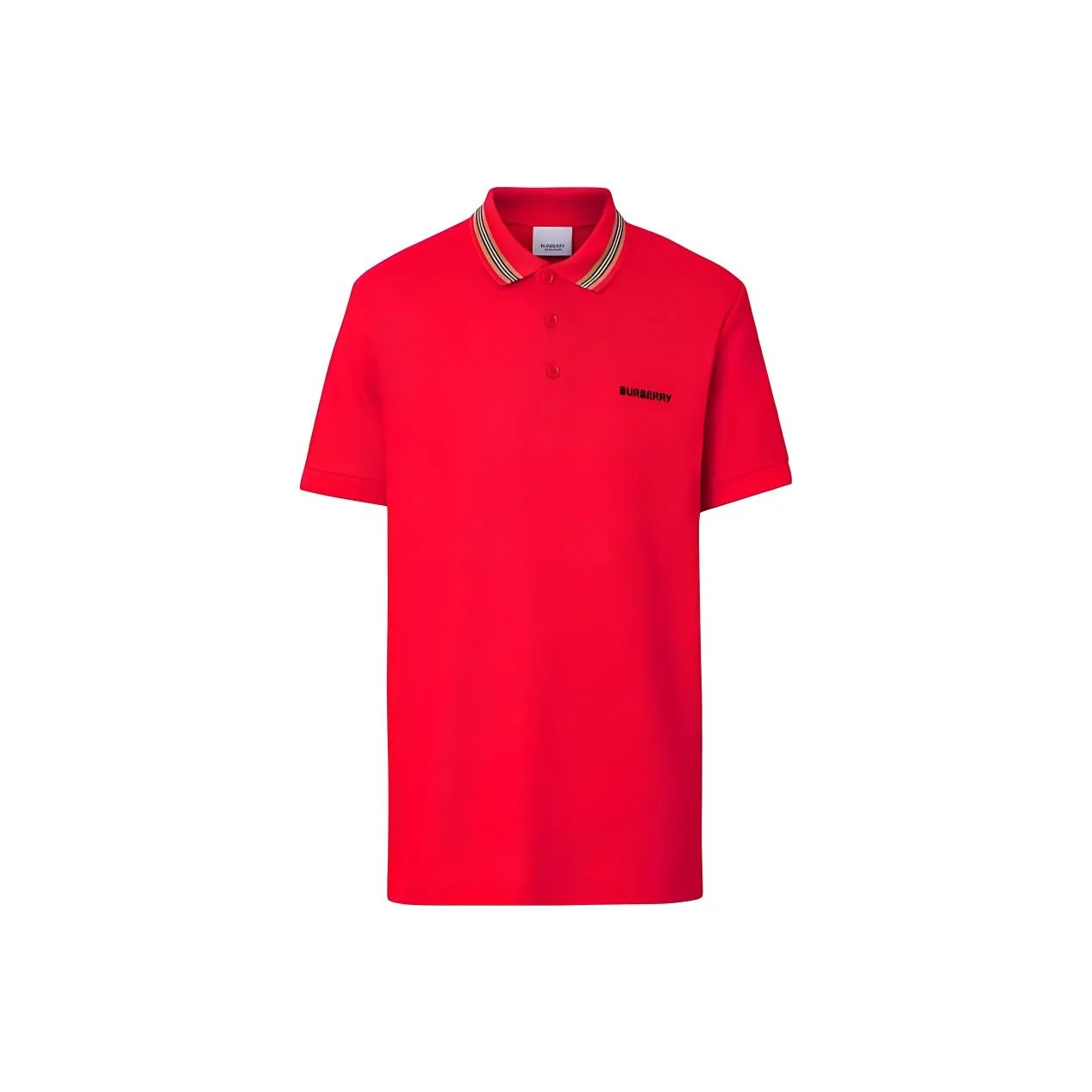 Burberry Polo Shirts Men's Red
