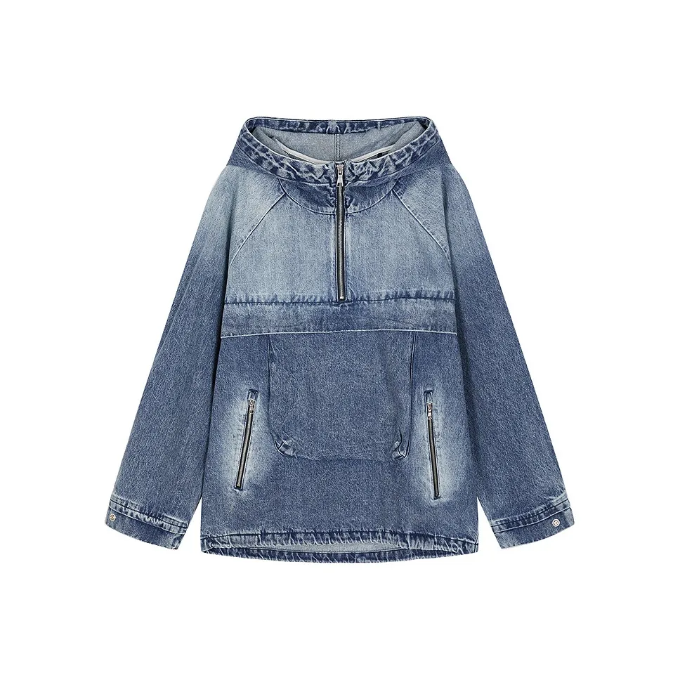 CROQUIS Рубашка Мужская Темно-Синий Деним