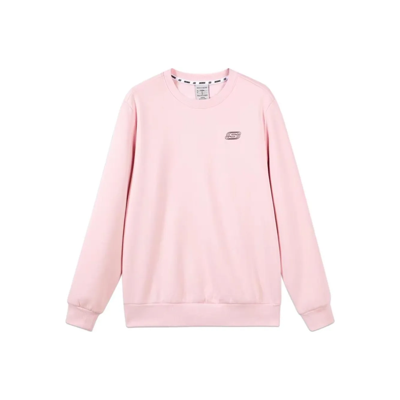 Skechers Colorful Толстовка Унисекс Серый Розовый