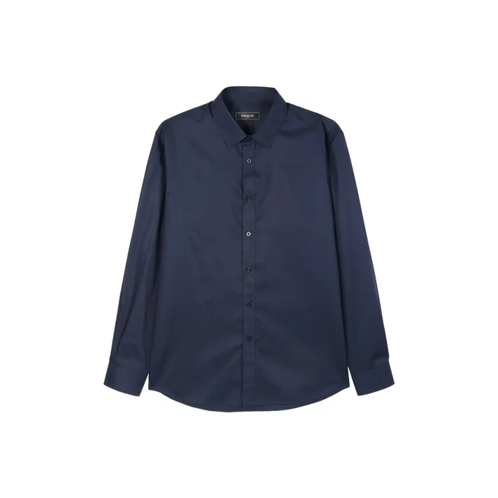 YOUNGOR Темно-синие мужские рубашки