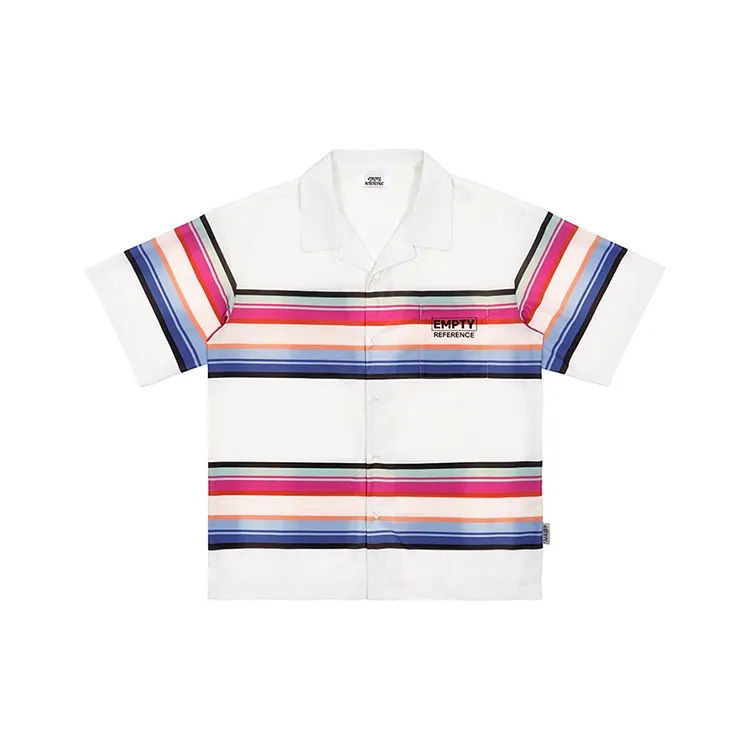 EMPTY REFERENCE Short Sleeved Shirt Unisex White
