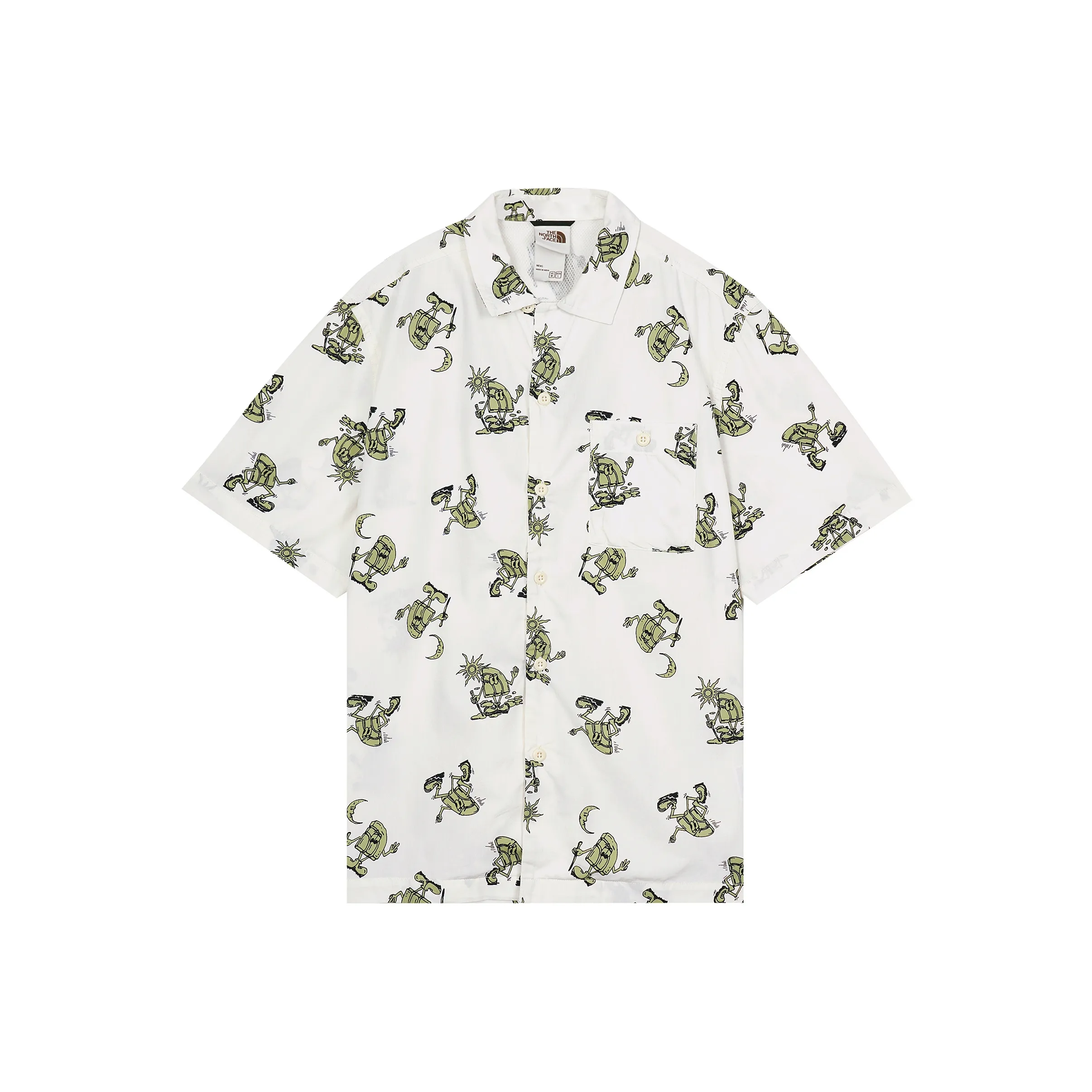THE NORTH FACE Summer Outdoor Exploration Рубашка Мужская Белая