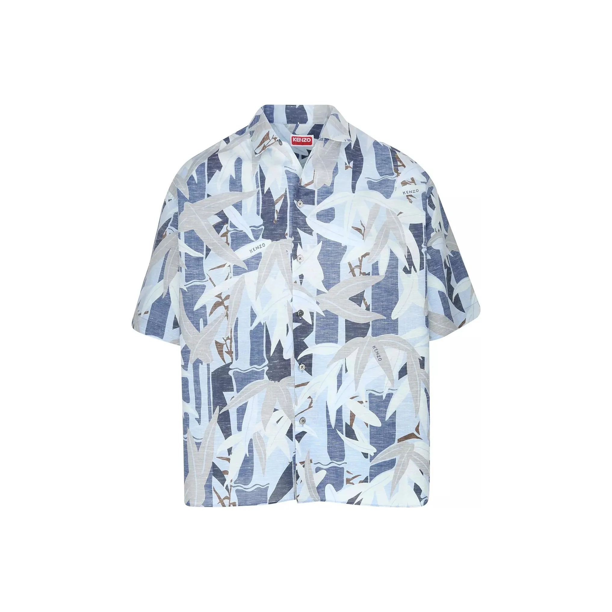 KENZO Chiku Rin Camo Hawaiian Shirt
