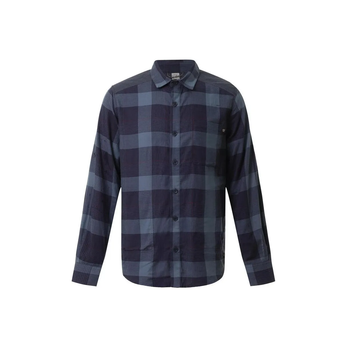 DECATHLON Рубашка Мужская Синяя Черная