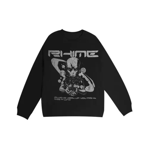 RHIME USA Черный Унисекс Свитшоты
