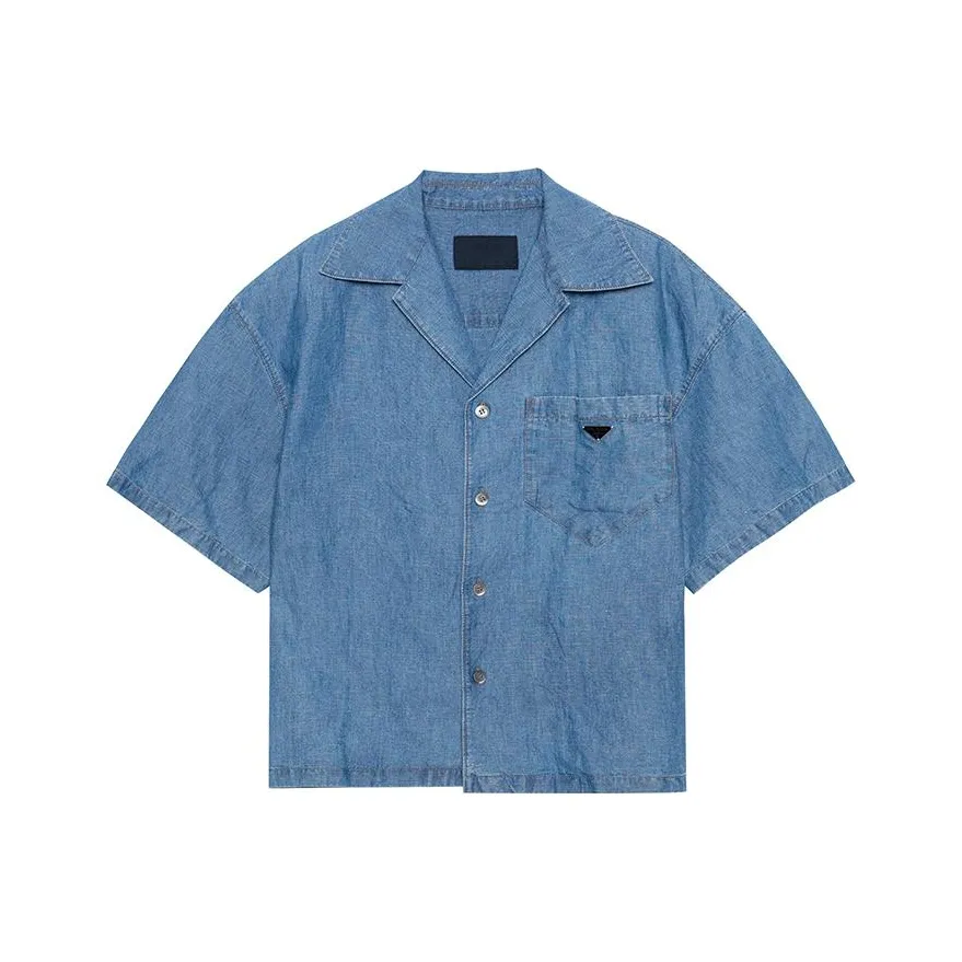 PRADA Shirts Men Blue