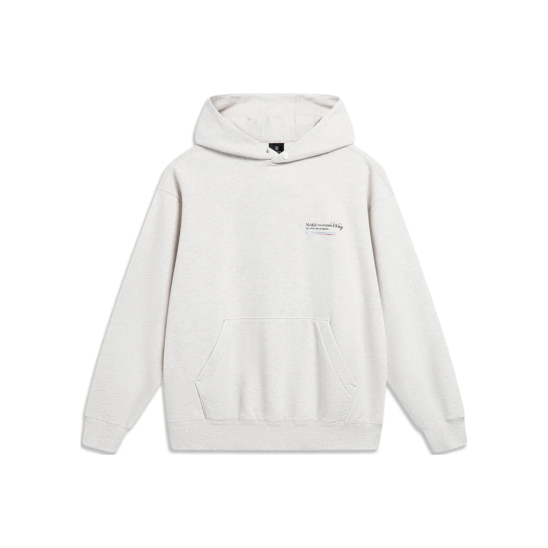 LINING Wade Collection Толстовка Мужской Фотиния Текстура Серый