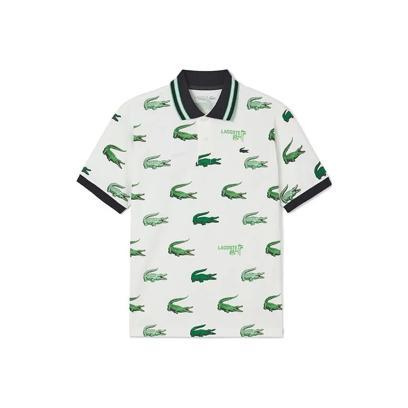 LACOSTE Polo Shirts Men's White XIB