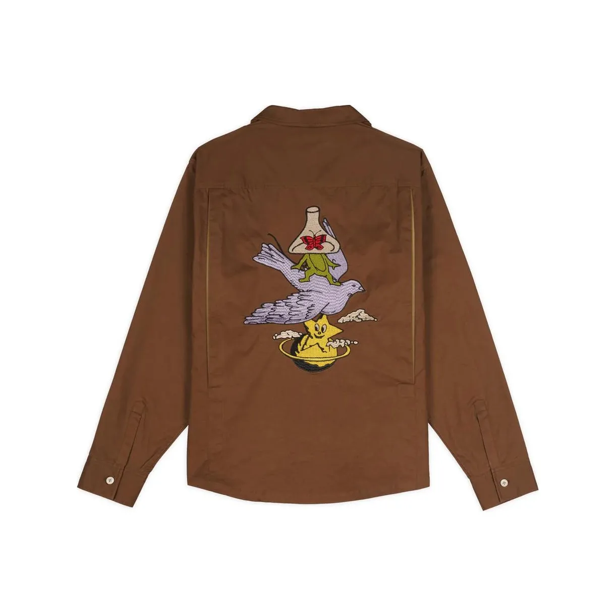 Brain Dead FW24 Shirts Unisex Chocolate