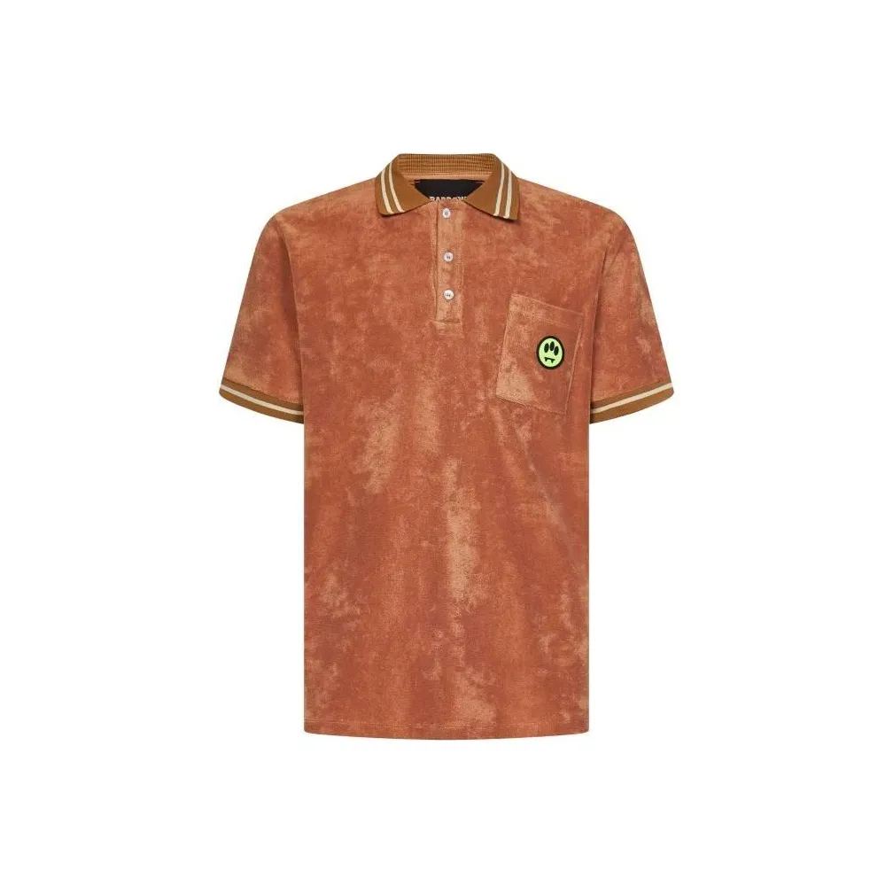 Barrow Logo Printed Short Sleeved Polo Shirt