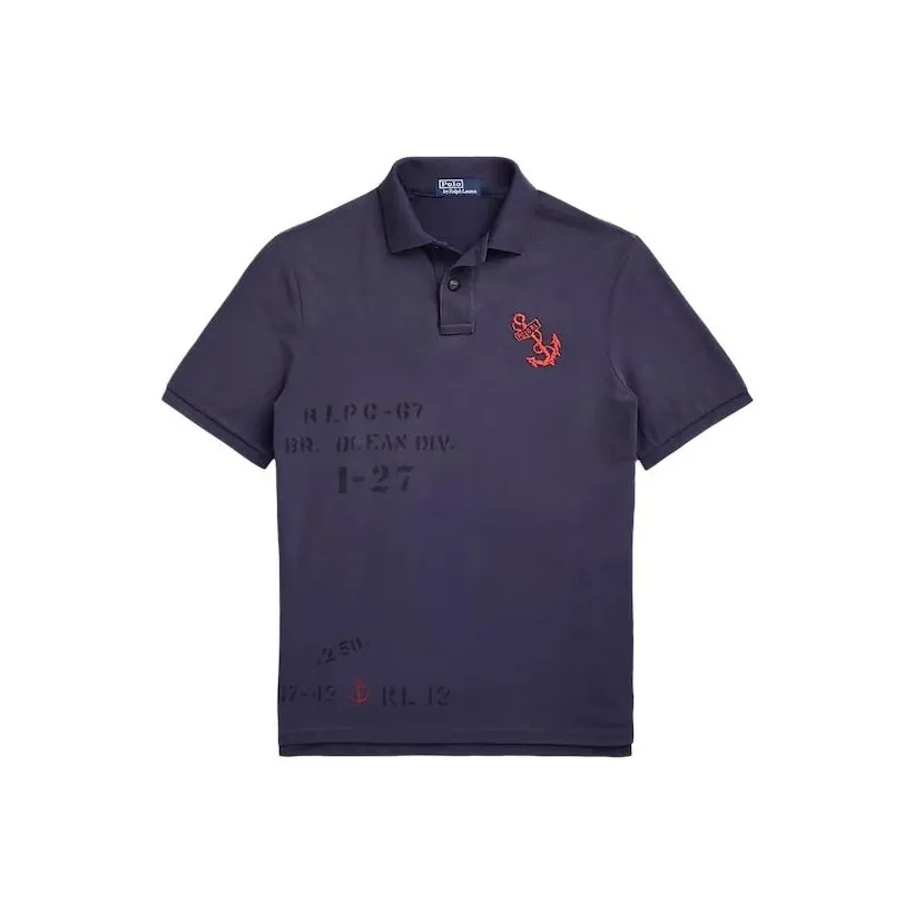 Ralph Lauren Polo Shirts Men's Deep Cobalt