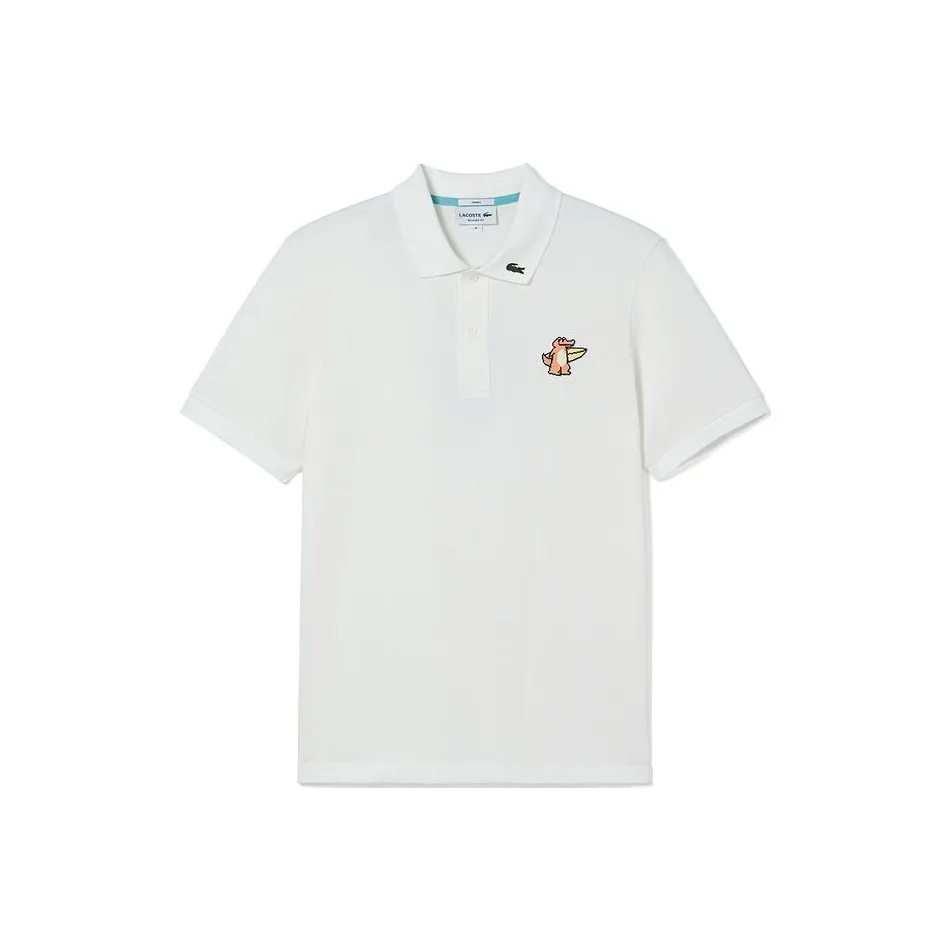 LACOSTE Polo Shirt Unisex White
