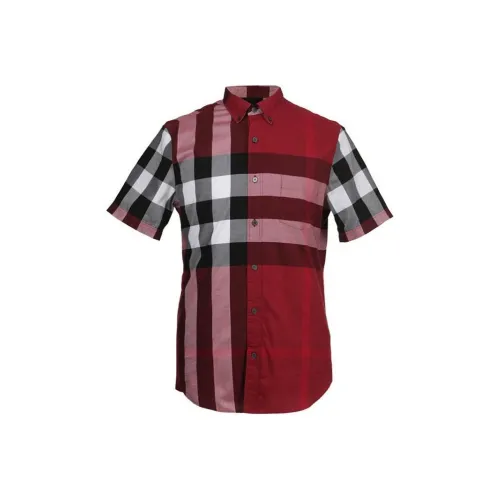 Burberry Red Мужские Рубашки