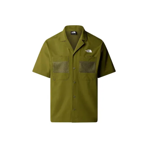 The North Face Оливково-зеленый Мужские Рубашки