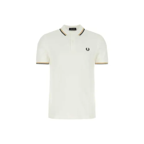 FRED PERRY Белый Мужское Поло