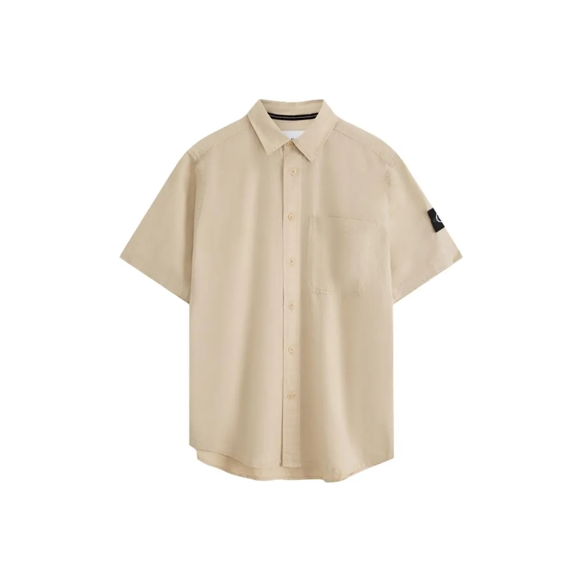 CALVIN KLEIN Рубашка Мужская Светлый Хаки