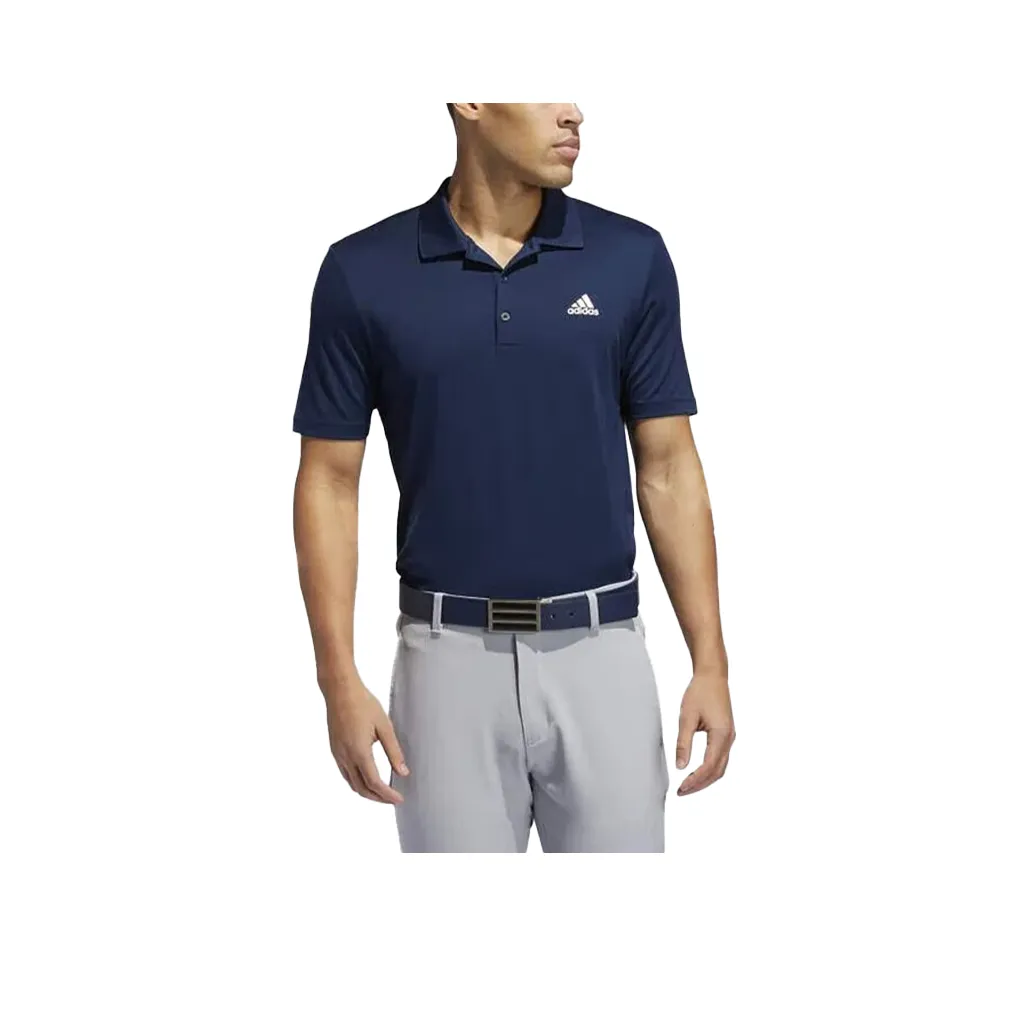 Adidas Performance LC UPF Golf Polo Мужской Морской Синий