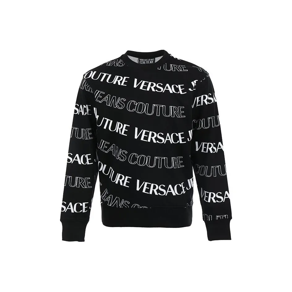 VERSACE JEANS COUTURE SS24 Sweatshirt Men's Black